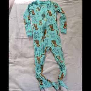 Carter’s Blue Monkey Footie Pjs, Size 3T